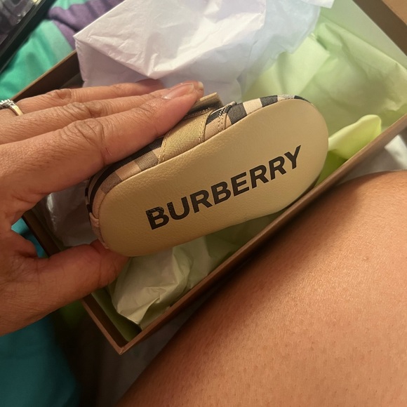 Burberry Other - Burberry vintage check infant booties